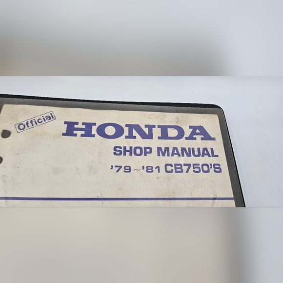 Honda Shop Manual '79 - '81 CB750's Retro - Picture 2 of 7